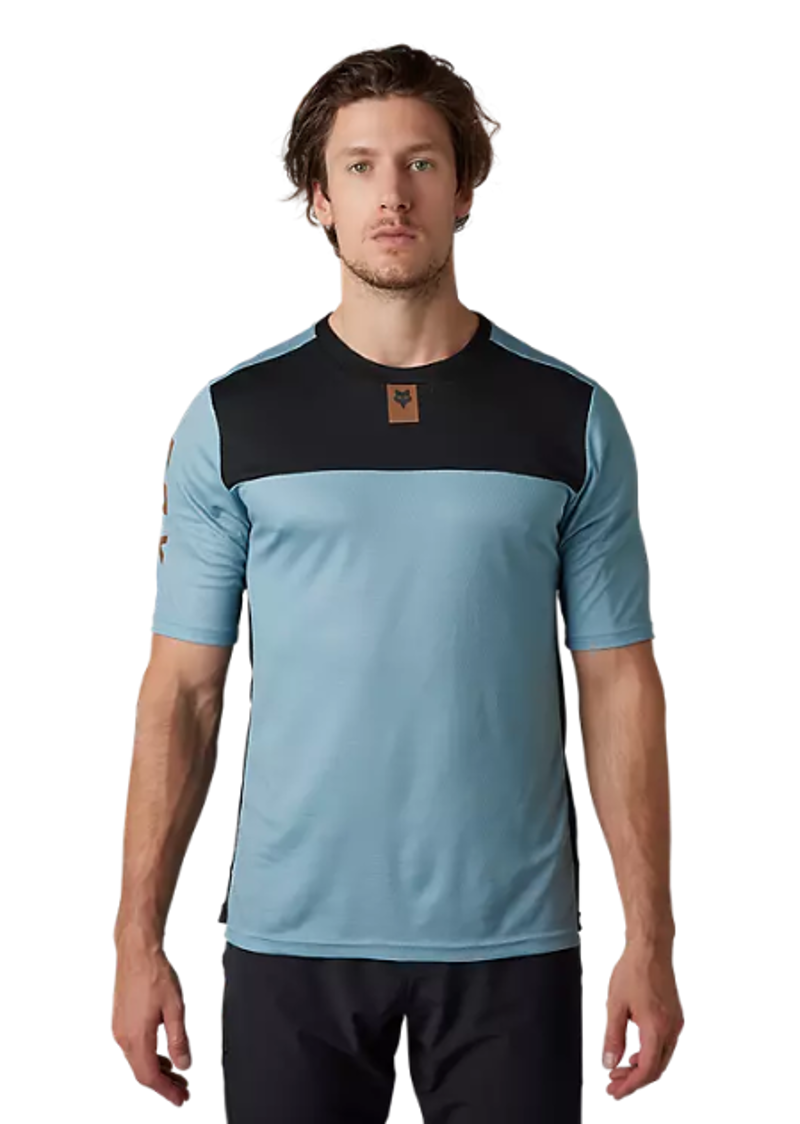 Fox Racing Defend Short Sleeve Jersey in Gunmetal -1